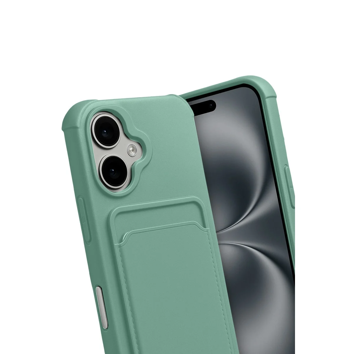 Apple İphone 17 Kelvin Kartvizitli Silikon - Açık Yeşil görsel 3