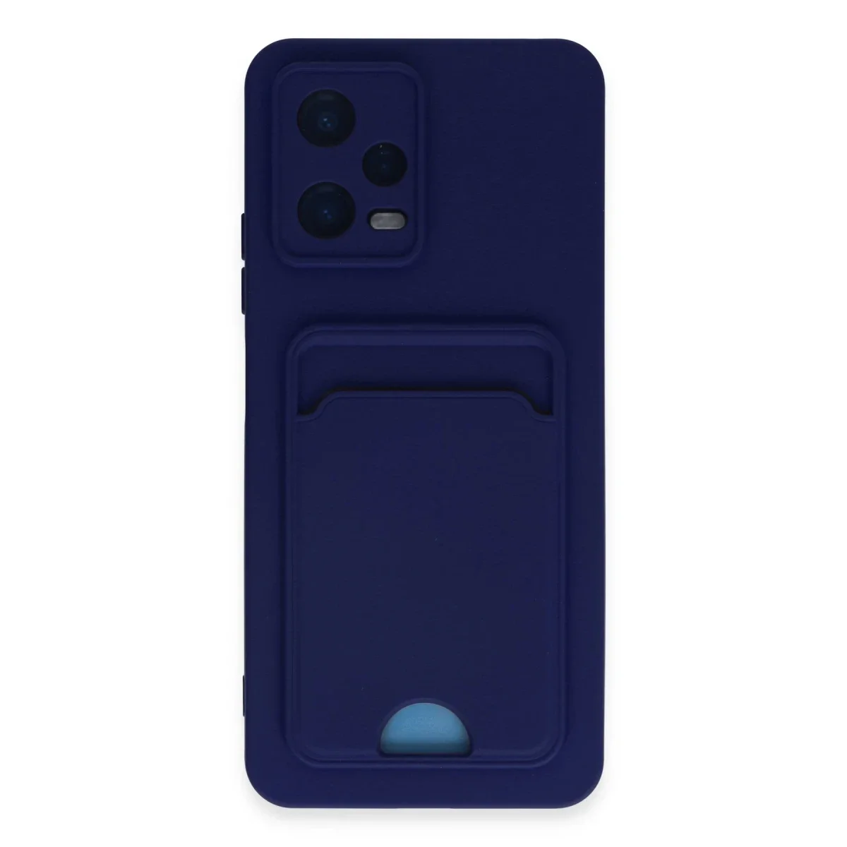 Xiaomi Poco X5 5G Kılıf Kelvin Kartvizitli Silikon - Lacivert