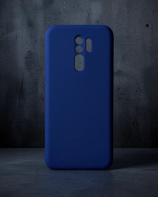 Xiaomi Redmi 9 Kılıf Nano İçi Kadife Silikon - Lacivert