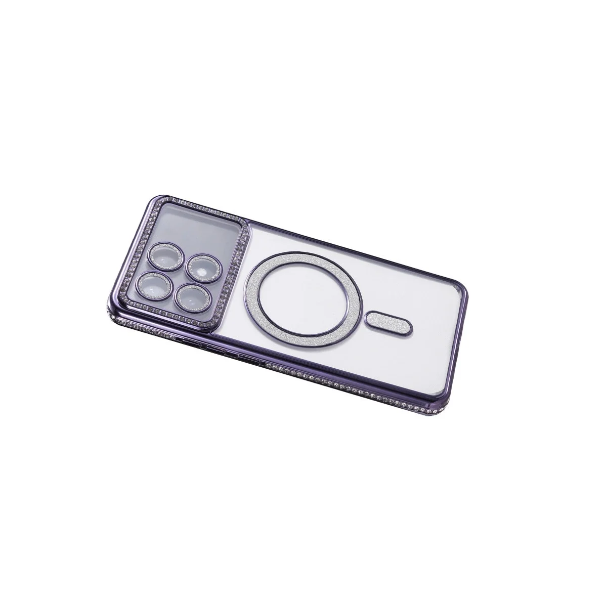 Xiao Poco X6 Pro Joke Simli Magneticsafe Kılıf - Derin Mor görsel 4
