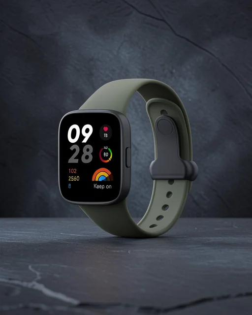 Xiaomi Redmi Watch 3 Origin Silikon Kordon (saat Değildir) - Koyu Yeşil