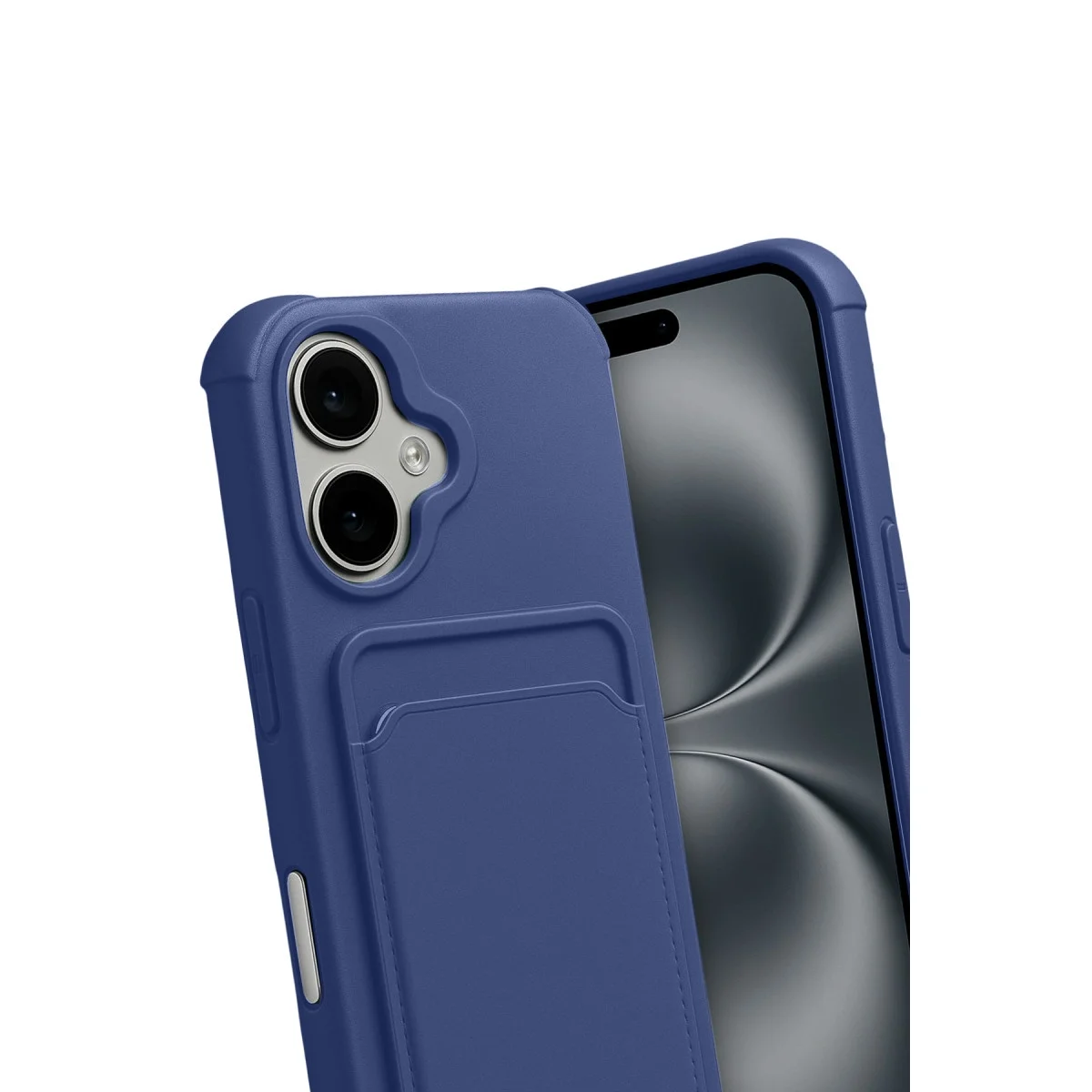 Apple İphone 17 Kelvin Kartvizitli Silikon - Lacivert görsel 3