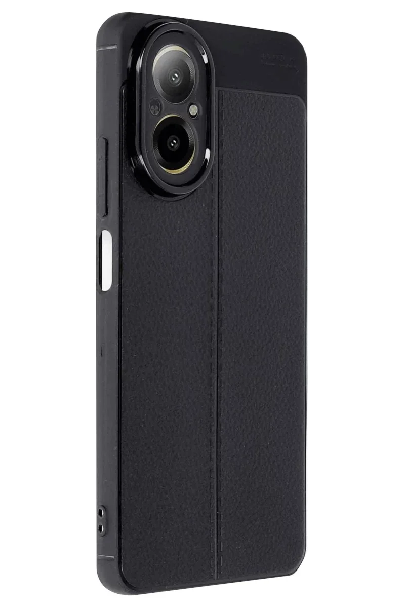 Realme 12 Lite Kılıf Auto Focus Kapak - Siyah görsel 3