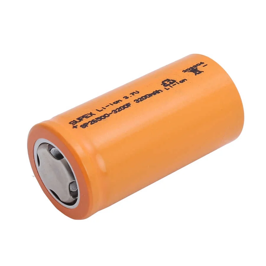 SP26500-3200F 3.7V 26650 Model 3200mAh Li-İon Düz Kafa Pil görsel 2