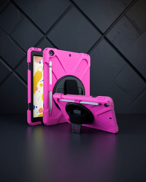 Apple İpad 5 Air 9.7 Kılıf Amazing Tablet Kapak - Pembe