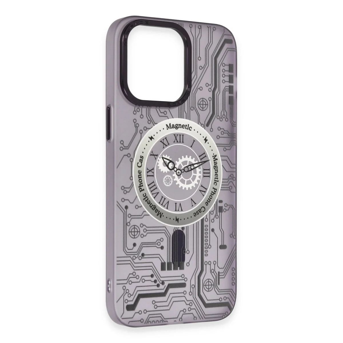 Apple İphone 14 Pro Kılıf Apollo Magneticsafe Desenli Kapak - Apollo Mor - 5 görsel 4
