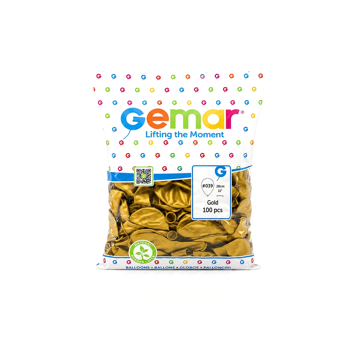 Metalik Gold Balon 11'' (28 cm) 100'lü Paket görsel 2