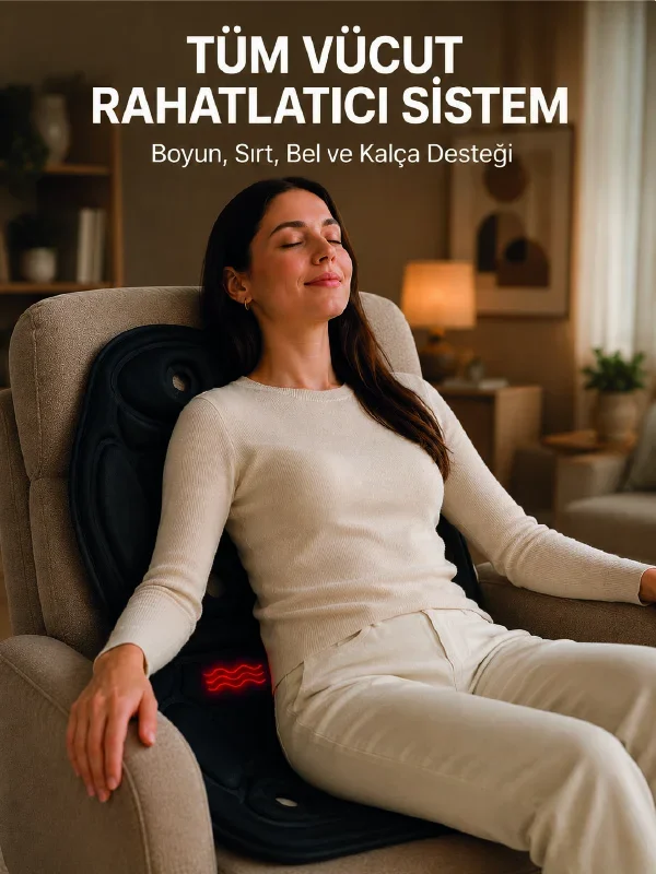 Titreşimli Isıtmalı Koltuk Tipi Masaj nderi Ergonok Tasarım