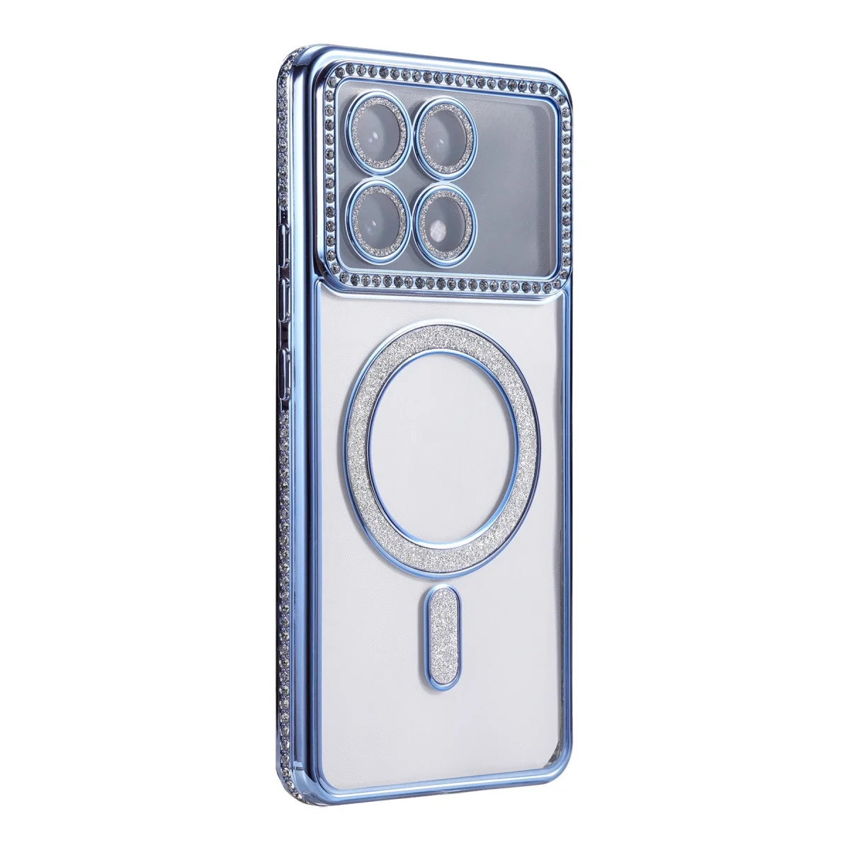 Xiao Poco X6 Pro Joke Simli Magneticsafe Kılıf - Mavi görsel 3