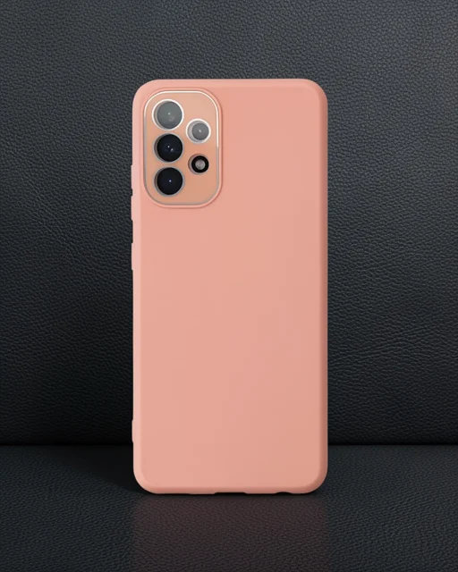 Samsung Galaxy A33 5g Kılıf Lansman Glass Kapak - Pembe