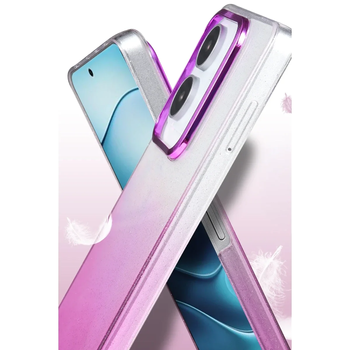 Xiaomi Redmi 13 4G Glossy Kapak - Mavi görsel 2