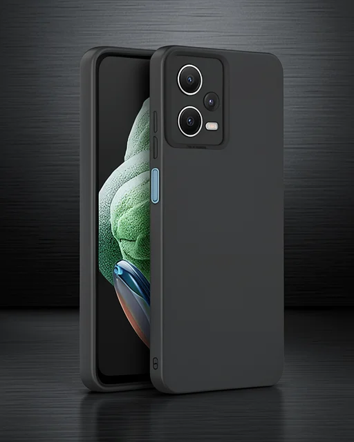 Xiaomi Redmi Note 12 Pro 5g Kılıf Nano İçi Kadife Silikon - Siyah