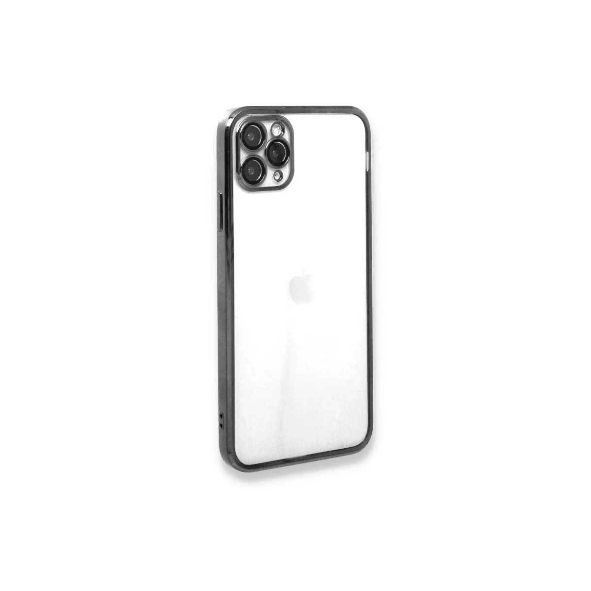 Apple İphone 11 Pro Max Kılıf Razer Lensli Silikon - Gümüş görsel 2