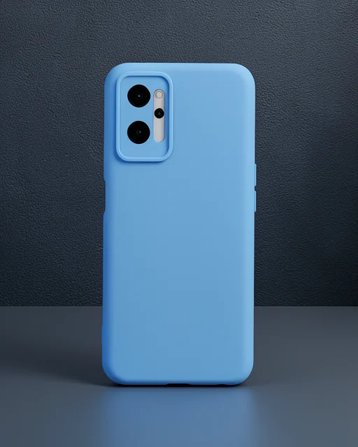 Realme 9i 4g Kılıf Nano İçi Kadife Silikon - Mavi
