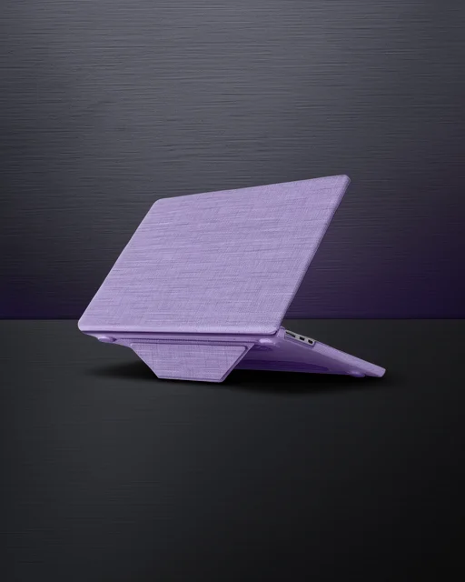 Apple Macbook Air 15 2023 Macbook Kumaş Kapak - Mor