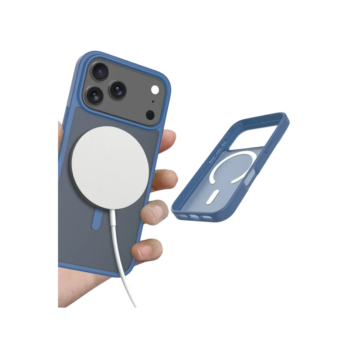 Joko Apple iPhone 17 Pro Jota Magsafe Kapak - Lacivert görsel 4