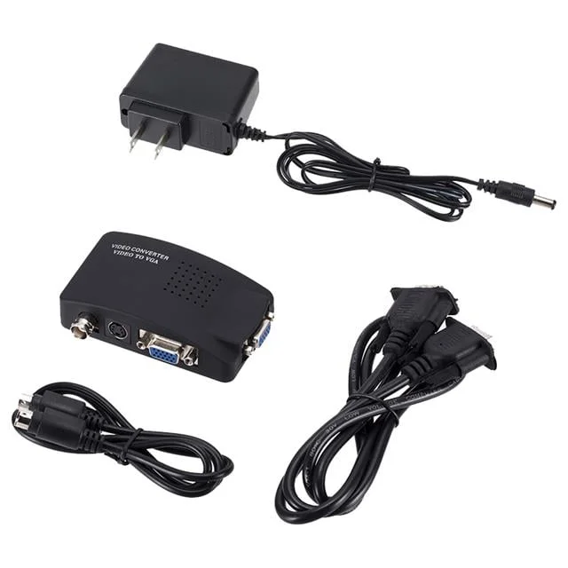 PM-983 BNC S-Video VGA’dan VGA’ya Görüntü Dönüştürücü 1080P Destekli görsel 4
