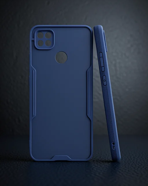 Xiaomi Redmi 9c Kılıf Platin Silikon - Lacivert