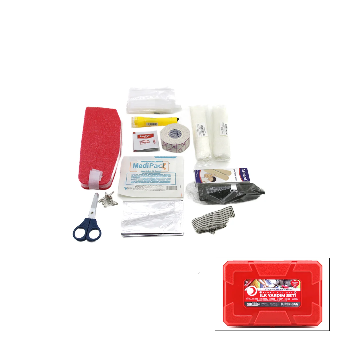 Küçük İlk Yardım Seti (Plastik Çantalı) görsel 2