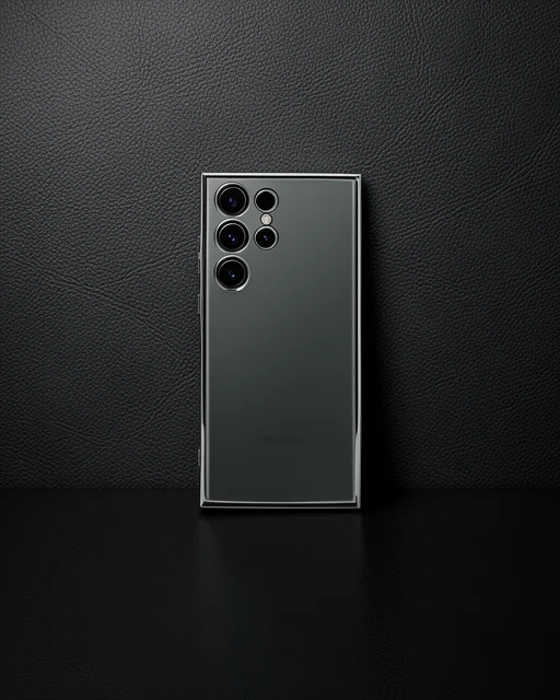Samsung Galaxy S24 Ultra Kılıf Razer Lensli Silikon - Gümüş