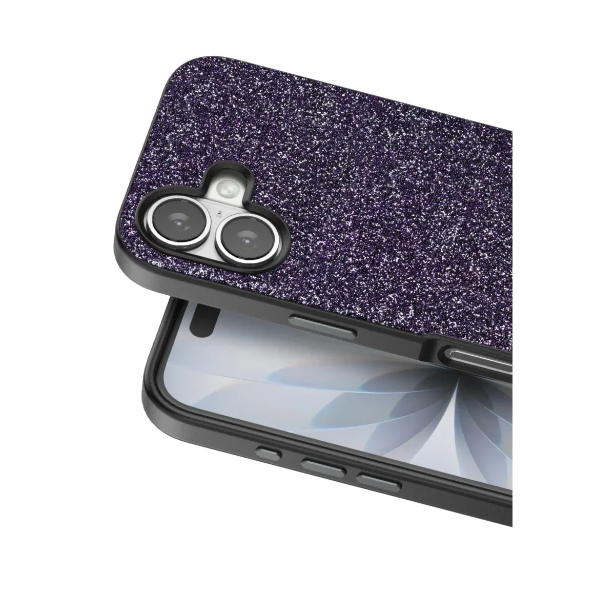 Onegif Apple iPhone 17 Bright Simli Kapak - Derin Mor görsel 2
