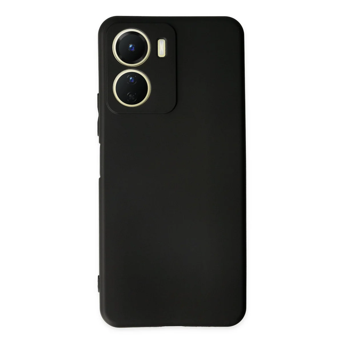 Vivo Y16 Kılıf First Silikon - Siyah