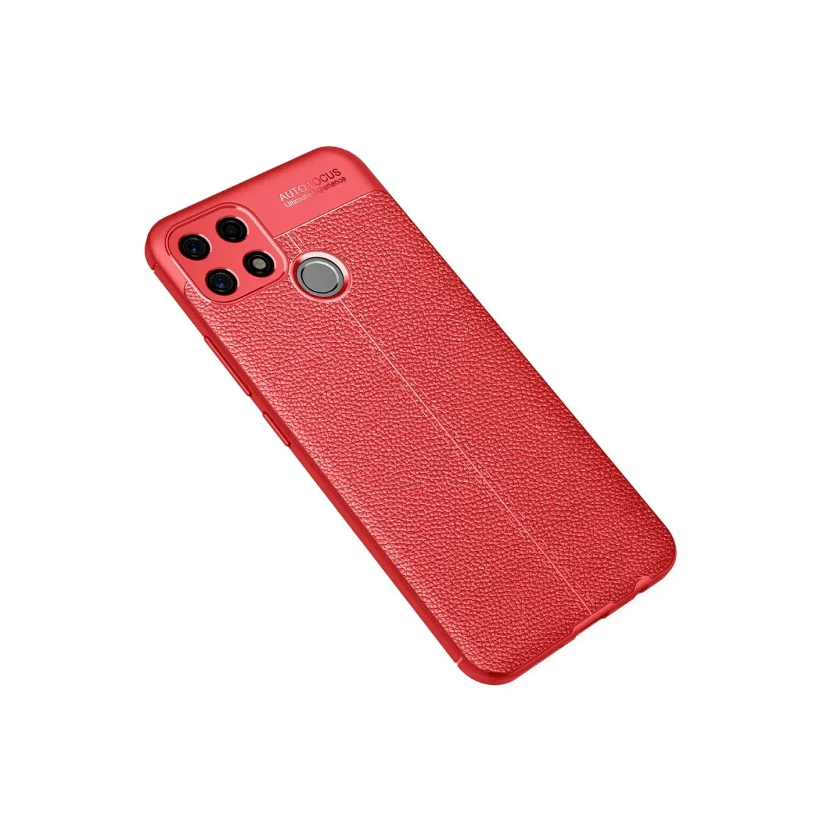 Oppo A15 Kılıf Auto Focus Kapak - Kırmızı görsel 2