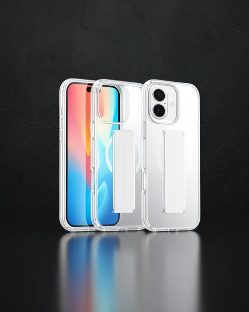 Joko Apple İphone 16 Kılıf Alfa Magsafe Standlı Kapak - Şeffaf