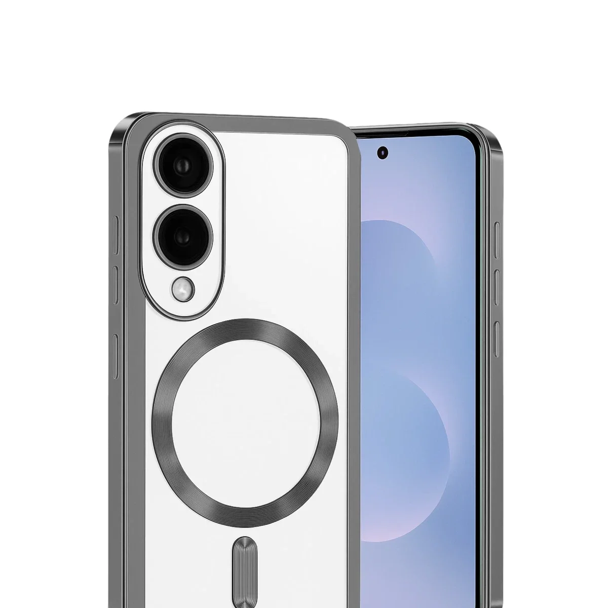 Samsung Galaxy S25 Edge Kross Magneticsafe Kapak - Titan Gri görsel 2