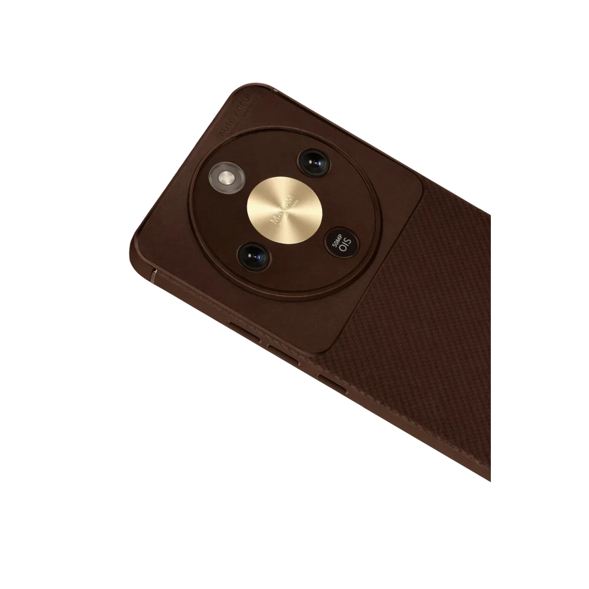 Huawei Honor Magic 8 Lite Auto Focus Karbon Kapak - Kahverengi görsel 2