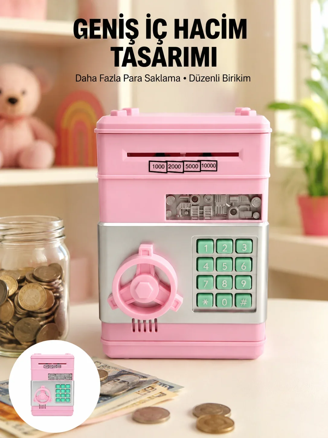 SAM53 Number Bank Pembe