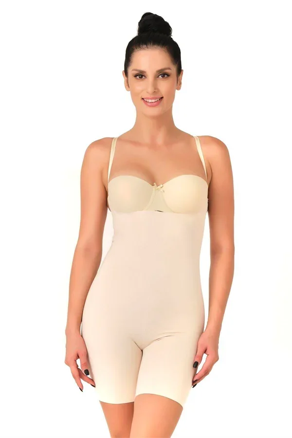 Ten Lazer Kesim Göğsü Açık Boxer Body Korse