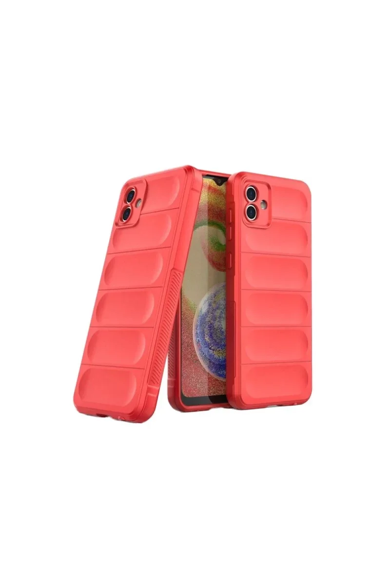 Samsung Galaxy A06 Kılıf Optimum Silikon - Kırmızı görsel 2