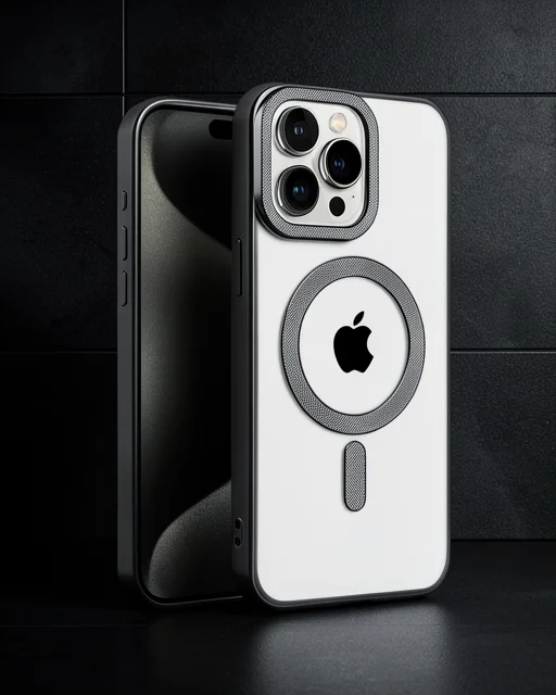 Apple İphone 14 Pro Kılıf Kronos Magsafe Kapak - Siyah