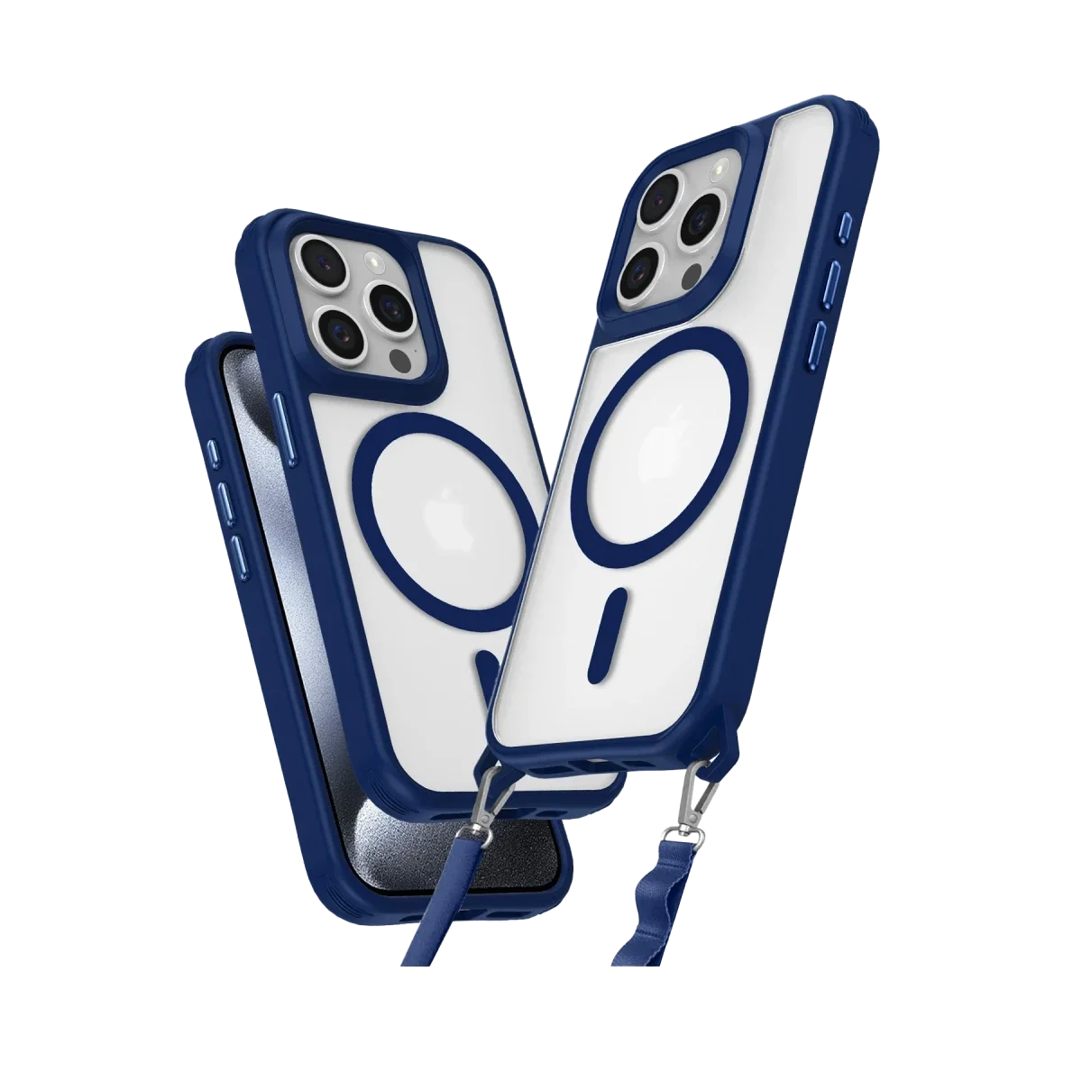 Apple iPhone 14 Pro Max Kılıf Enka Magsafe Silikon Kılıf - Lacivert