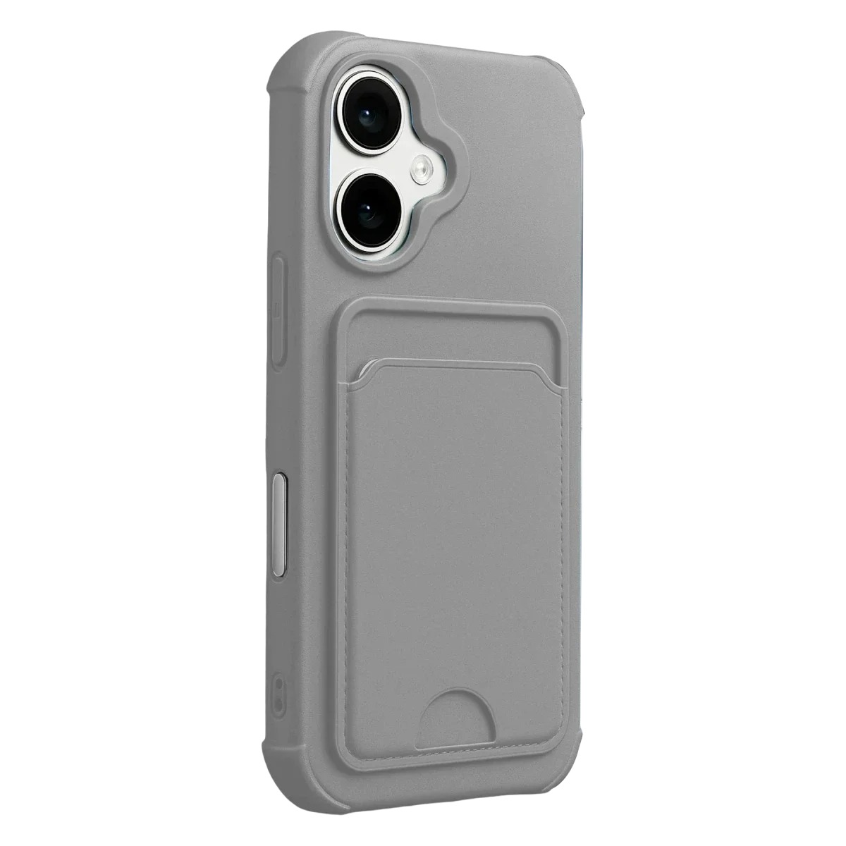 Apple iPhone 17 Kelvin Kartvizitli Silikon - Gri görsel 3