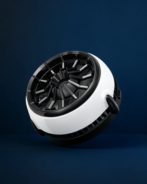 Cx03 15w Radyatör Telefon Soğutucu Fan - Siyah