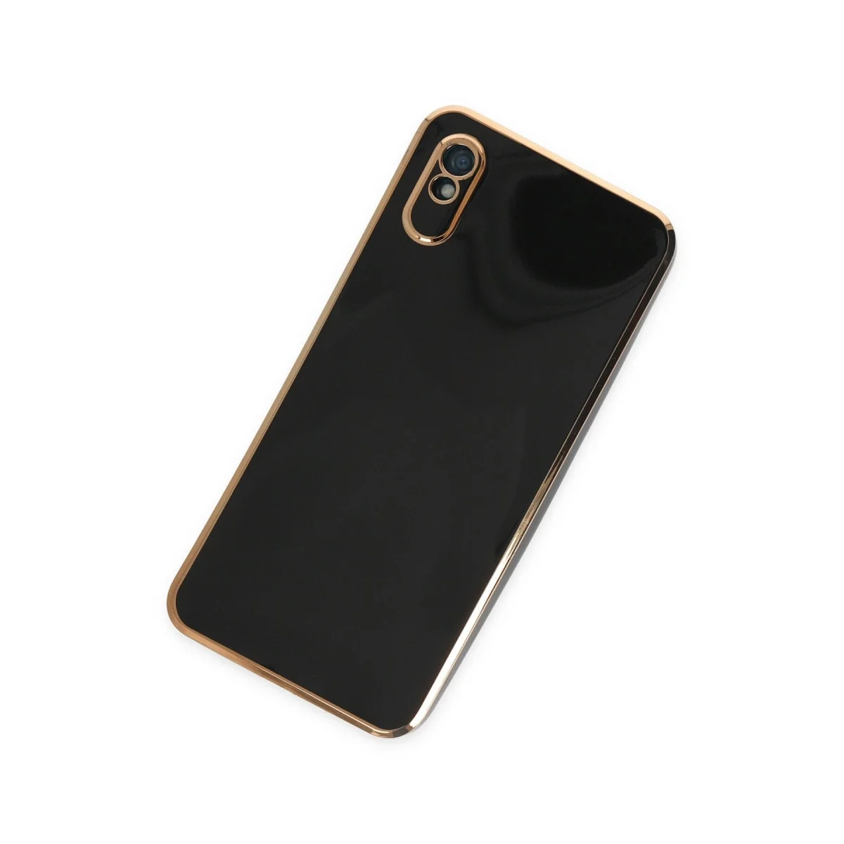 Xiaomi Redmi 9a Kılıf Volet Silikon - Siyah görsel 3
