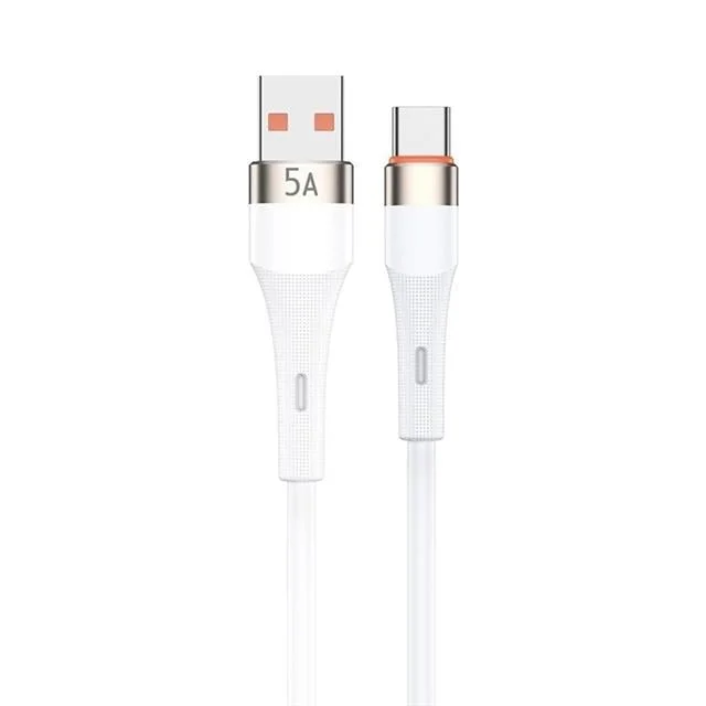 Powerway HC05 Örgülü 5 Amper USB TO Type- C 1 Metre Şarj Data Kablosu görsel 5