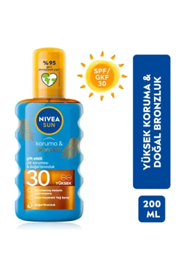 Sun SPF 20 Bronzlaştırıcı Güneş Yağı - SPF30