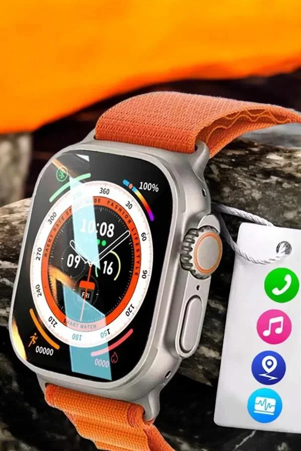 Akıllı Saat Uyku ve Spor Takibi Yeni Nesil Bluetooth Bağlantılı Amoled Ekran görsel 5