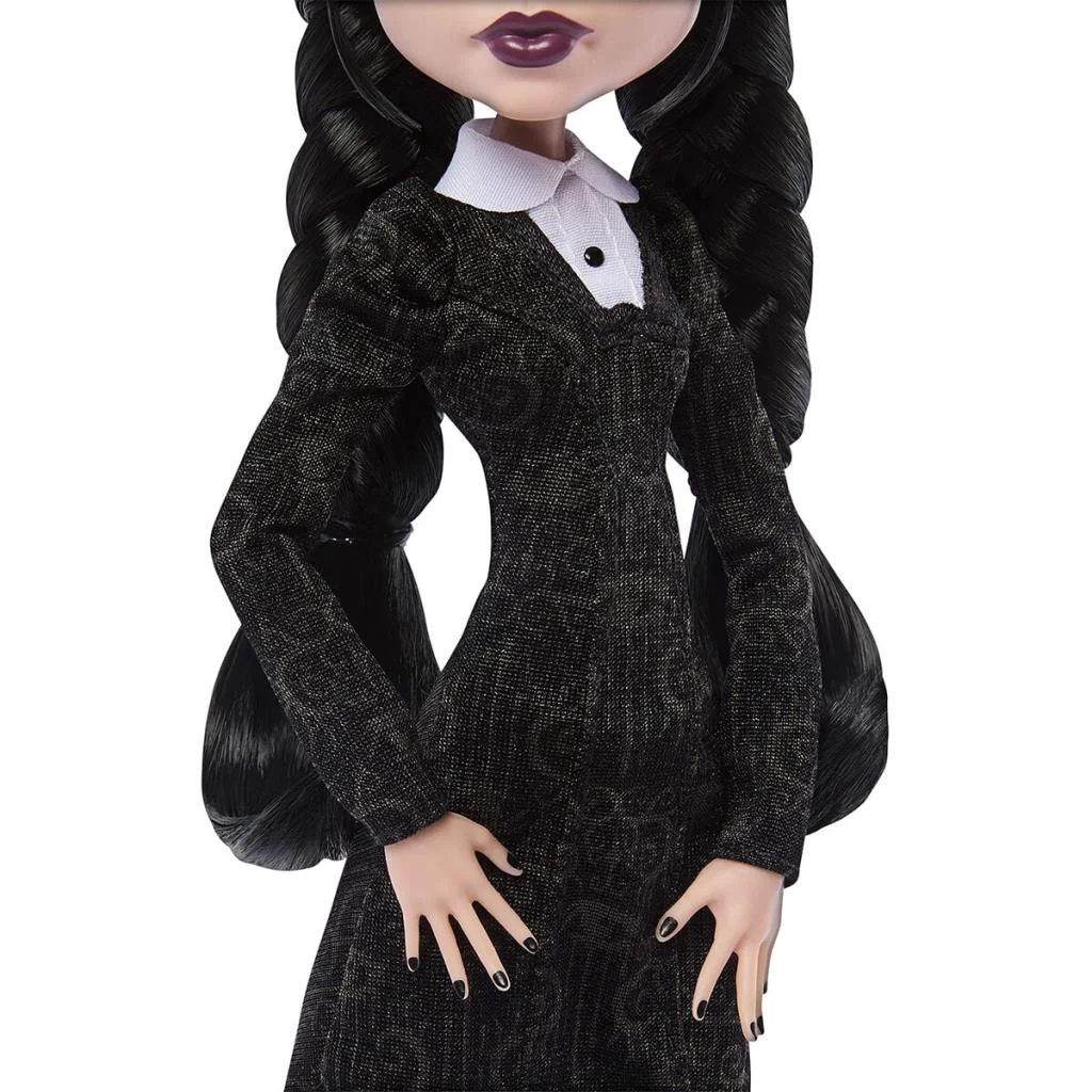 JNJ91 Monster High Wednesday Addams Bebek görsel 3