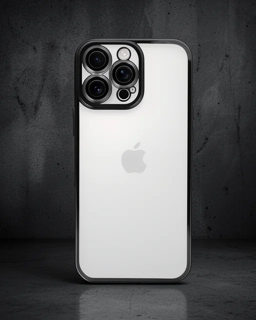 Apple İphone 16 Pro Max Kılıf Razer Lensli Silikon - Siyah