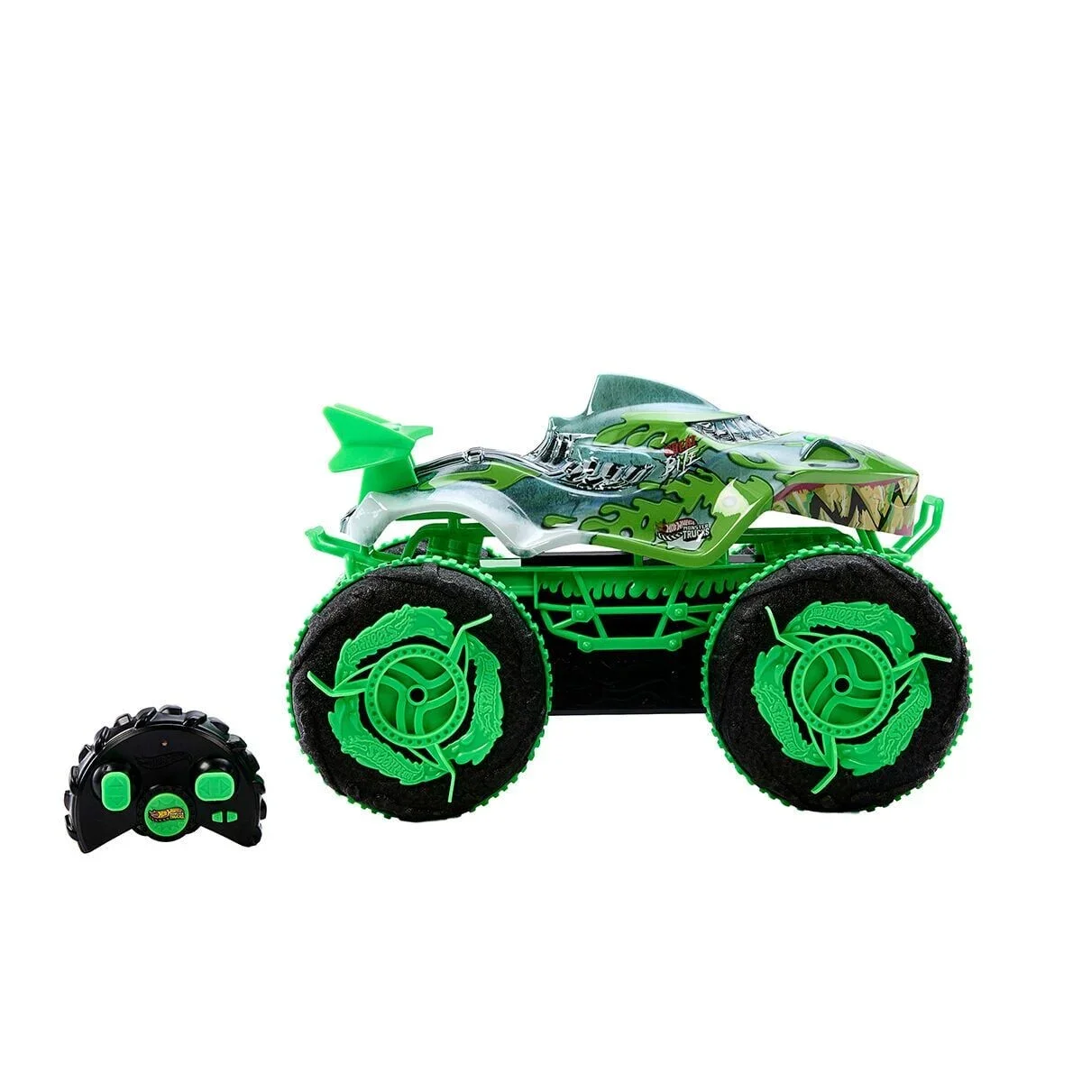 JMM76 Hot Wheels Monster Trucks 1:15 Mutant Kaosu Arazi Aracı Great Bite RC görsel 2