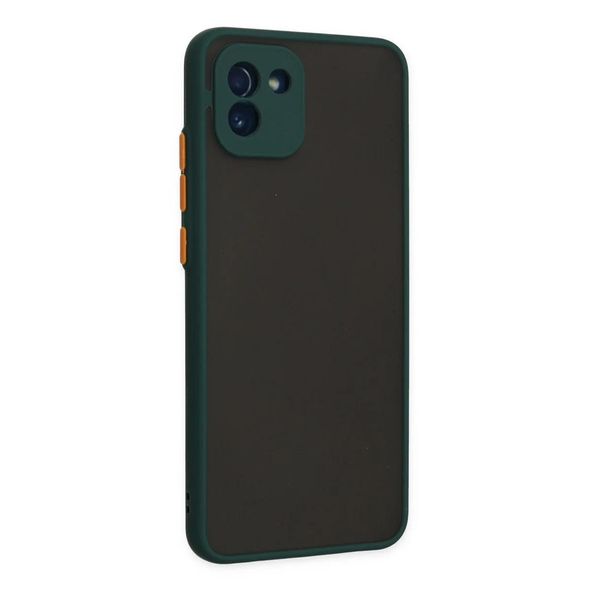 Samsung Galaxy A03 Kılıf Montreal Silikon Kapak - Yeşil görsel 2
