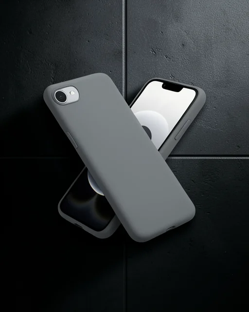 Apple İphone 16e Kılıf First Silikon - Gri