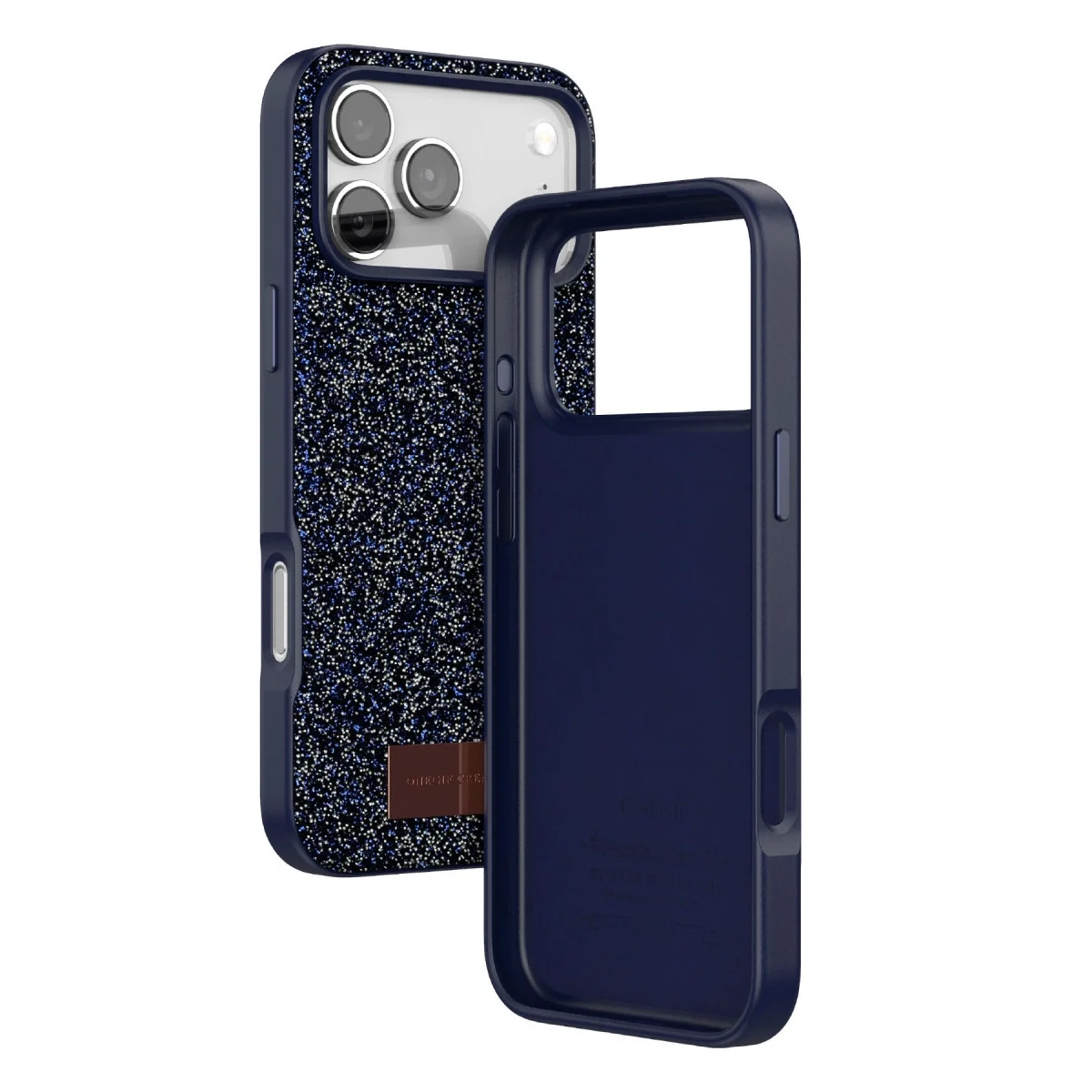 Onegif Apple İphone 17 Pro Bright Simli Kapak - Mavi görsel 3