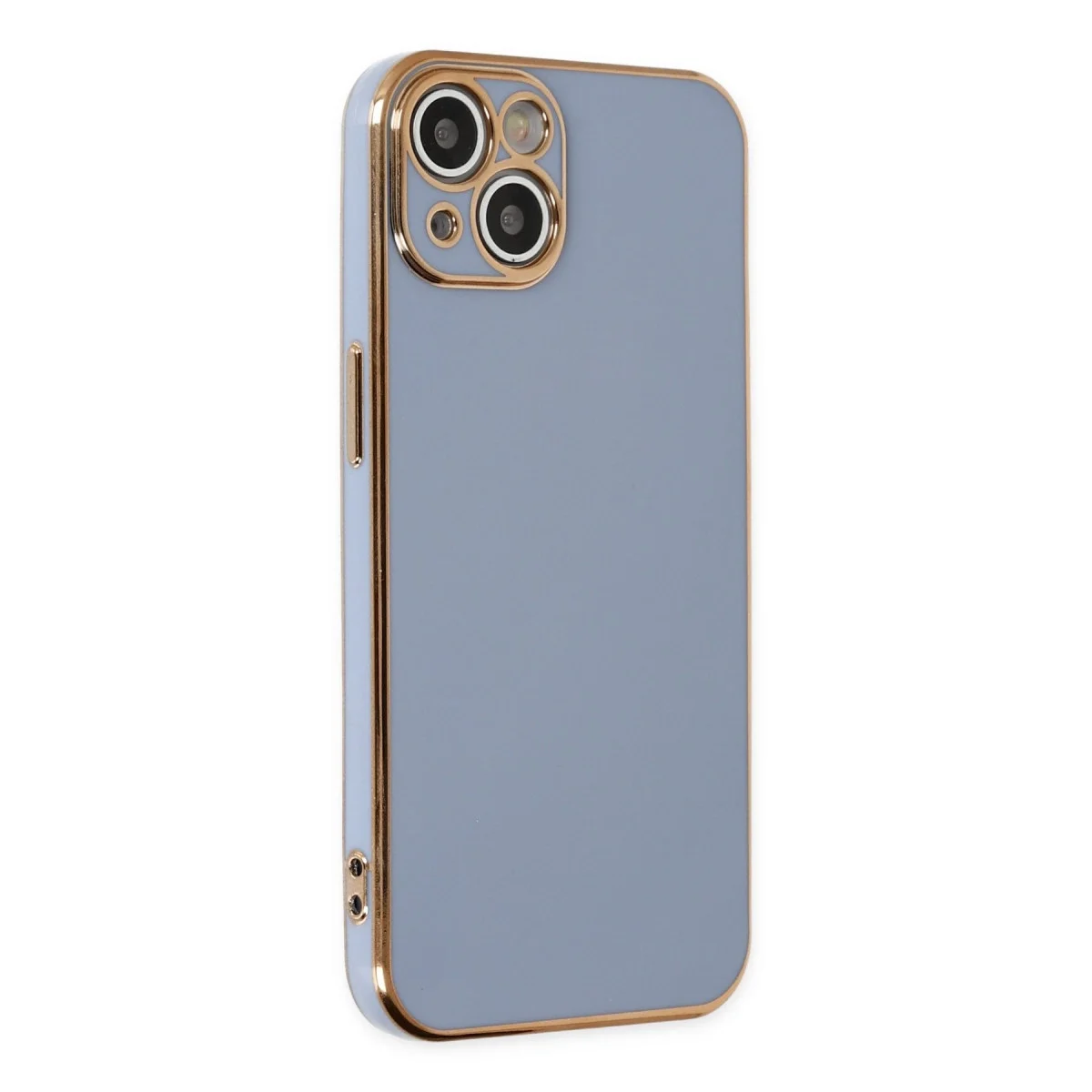 Apple İphone 14 Kılıf Volet Silikon - Mavi