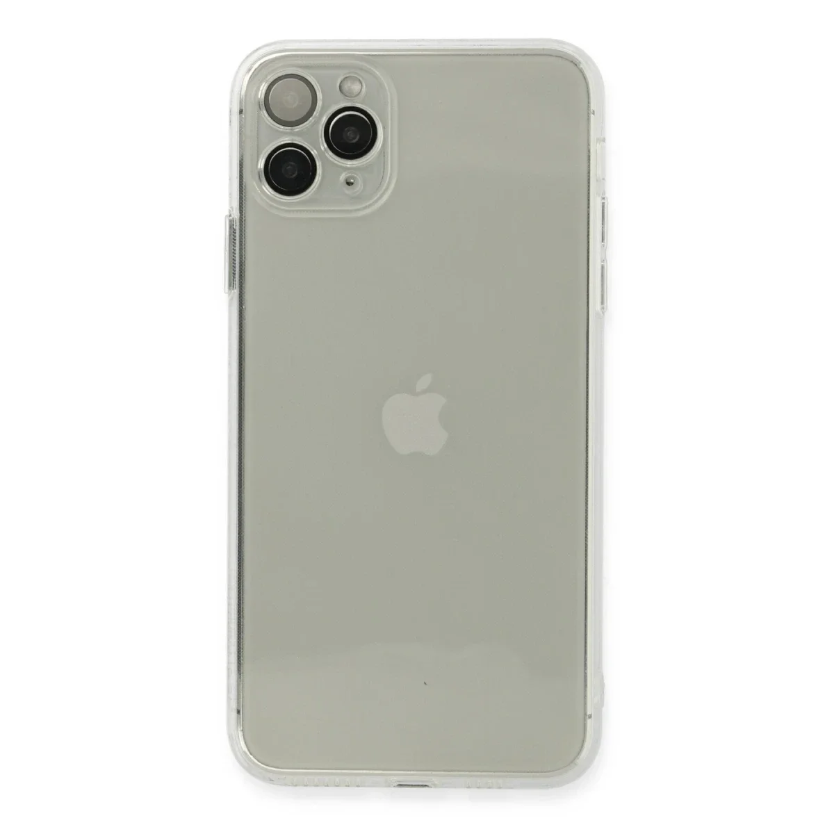 Apple iPhone 11 Pro Max Kılıf Fly Lens Silikon - Şeffaf