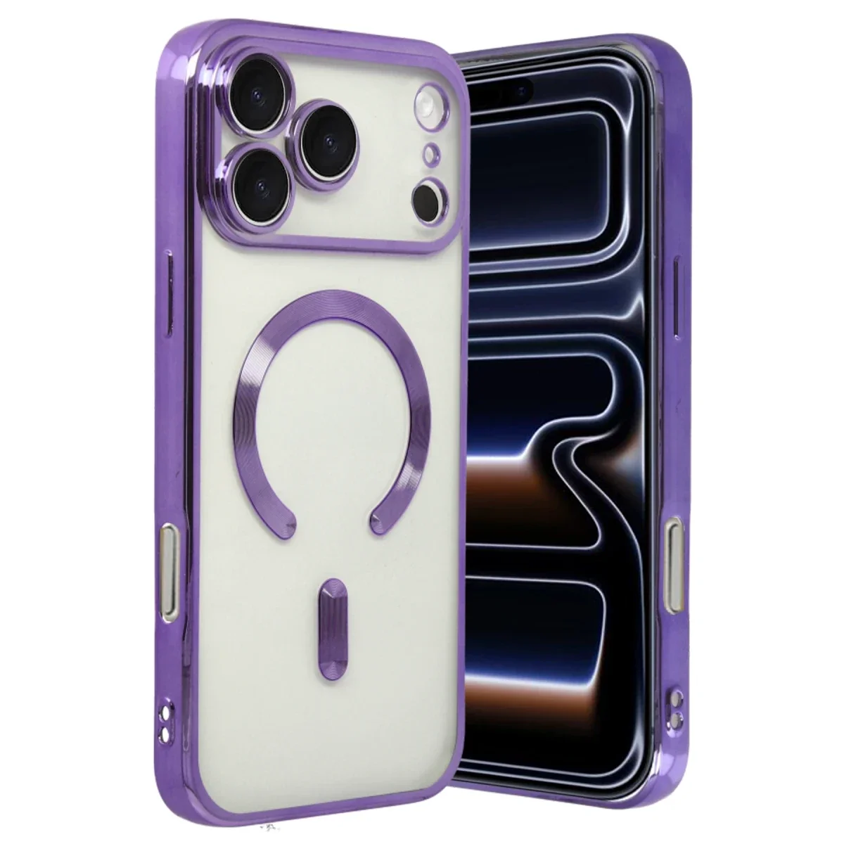 Apple iPhone 17 Pro Kross Magneticsafe Kapak - Mor